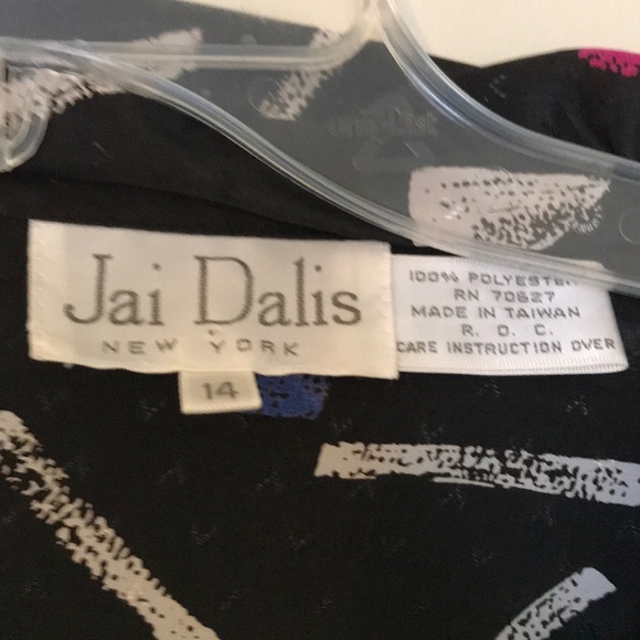 Retro 80s/90s confetti plus size blouse - Picture 3 of 6